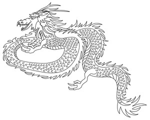 龍_線画