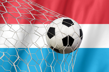 Luxembourg symbol soccer ball