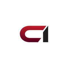 modern initial logo CI