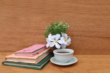 cup of tea and books