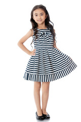 fashionable schoolgirl