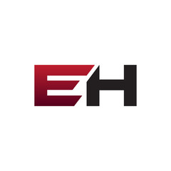 modern initial logo EH