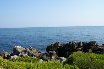 Fototapeta na wymiar Mittelmeer bei Italien