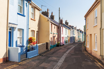 Fototapeta na wymiar Colourful Terraced Houses