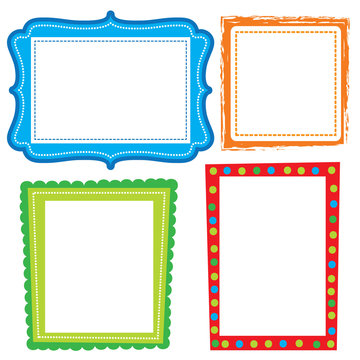 cute frame design suitable for scrapbook and decorating your photo