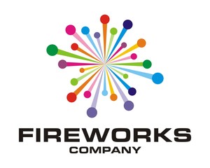 firework logo design