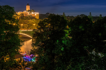 Burg Giebichenstein in Halle/Saale zum Laternenfest