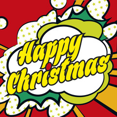 Happy Christmas 2016 carte popart 3