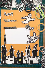 Halloween Scrapbook layout
