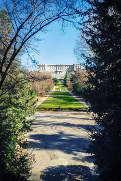 jardines palacio real madrid