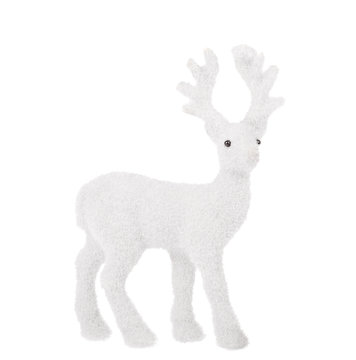 White Isolated Deer Toy