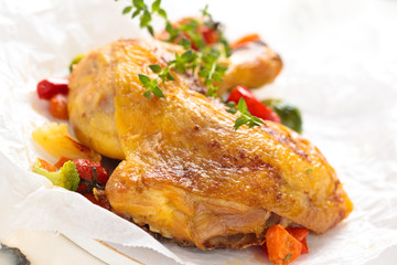 Chicken leg.