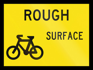 Rough Surface For Cyclists In Australia