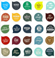Modern badges collection