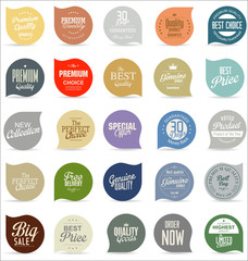 Modern badges collection