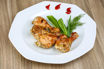 Grilled chicken legs