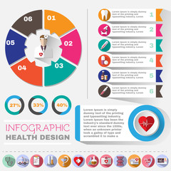 Healthcare Vector Infographic.