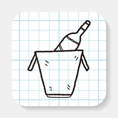 champagne doodle