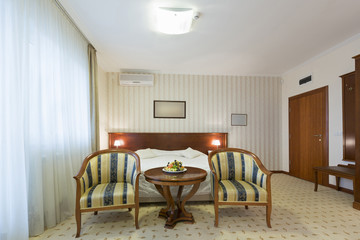 Interior of a hotel apartment