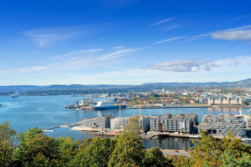 Fototapeta na wymiar Oslo Norway view