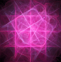 3d abstract fractal illustration background for creative design