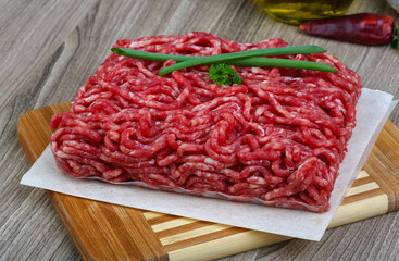 Minced beef meat
