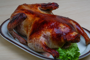 Roasted duck