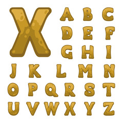 Stone game alphabet for user interfaces