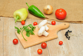 Fresh mixed vegetables