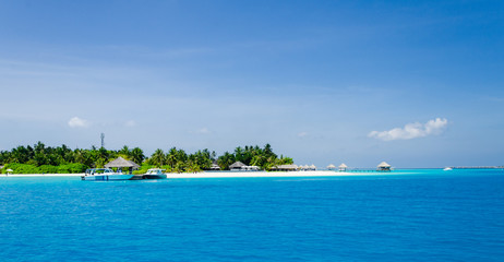 Fototapeta na wymiar Malediven Insel