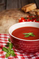 Tomato gazpacho soup
