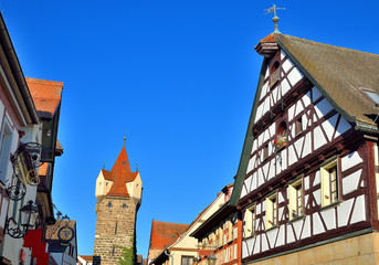 Historische Fachwerkhäuser mit Fehnturm, Herzogenaurach
