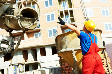 builder worker at construction site