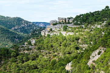 Fototapeta premium Scenery of high mountain peak