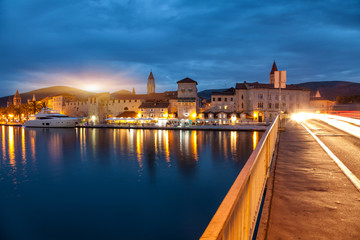 Old coastal town Trogir in Croatia