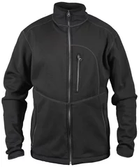 Fototapeten black male sport jacket with breast pocket on zipper isolated on © colos