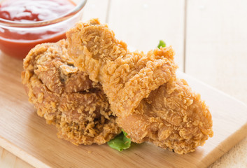 fried crispy chicken
