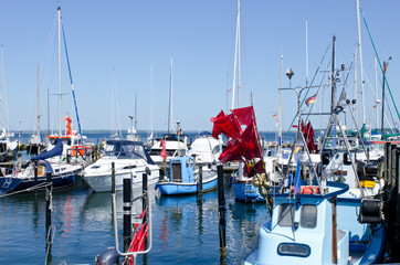 Langballigau, port on the Baltic Sea