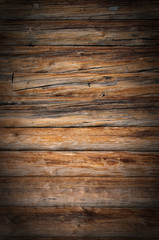 Grunge wooden logs