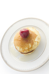 Pancakes with strawberry