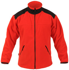 red male sport jacket isolated on white
