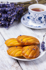 Pumpkin cake madeleines