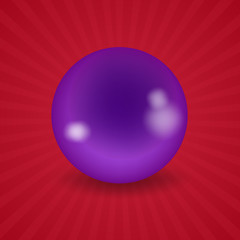 set of billiard balls, billiards, American purple ball