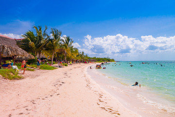 Cayo Jutias beach in the northern seaside of Cuba.
