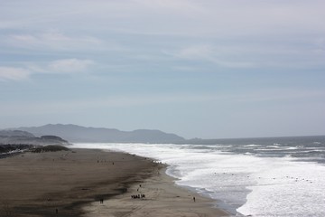 Ocean Beach in San Francisco, USA