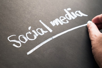 Fototapeta premium Social Media