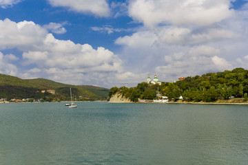 Fototapeta premium The Russian resort town of Gelendgik
