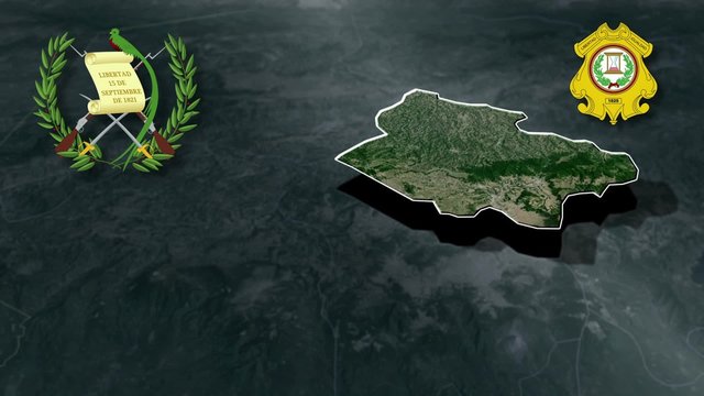 Totonicapan whit Coat of arms animation map
Departments of Guatemala
