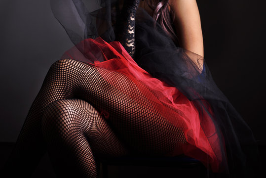 Burlesque pantyhose sale
