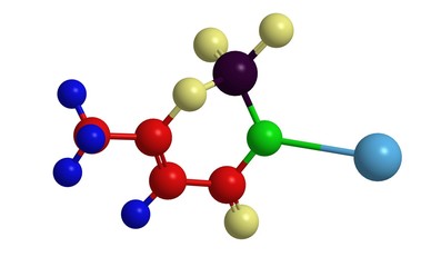 Molecular structure of acesulfame K